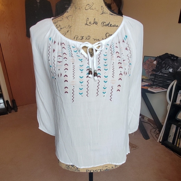 Jolt boho chic blouse size Medium - Picture 1 of 8